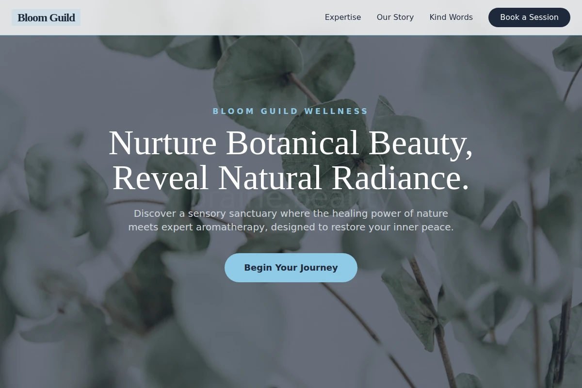 Garden Aromatherapy Wellness Parlor