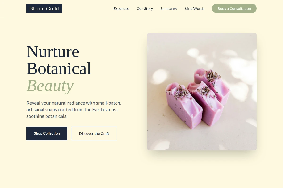 Botanical Handmade Soap